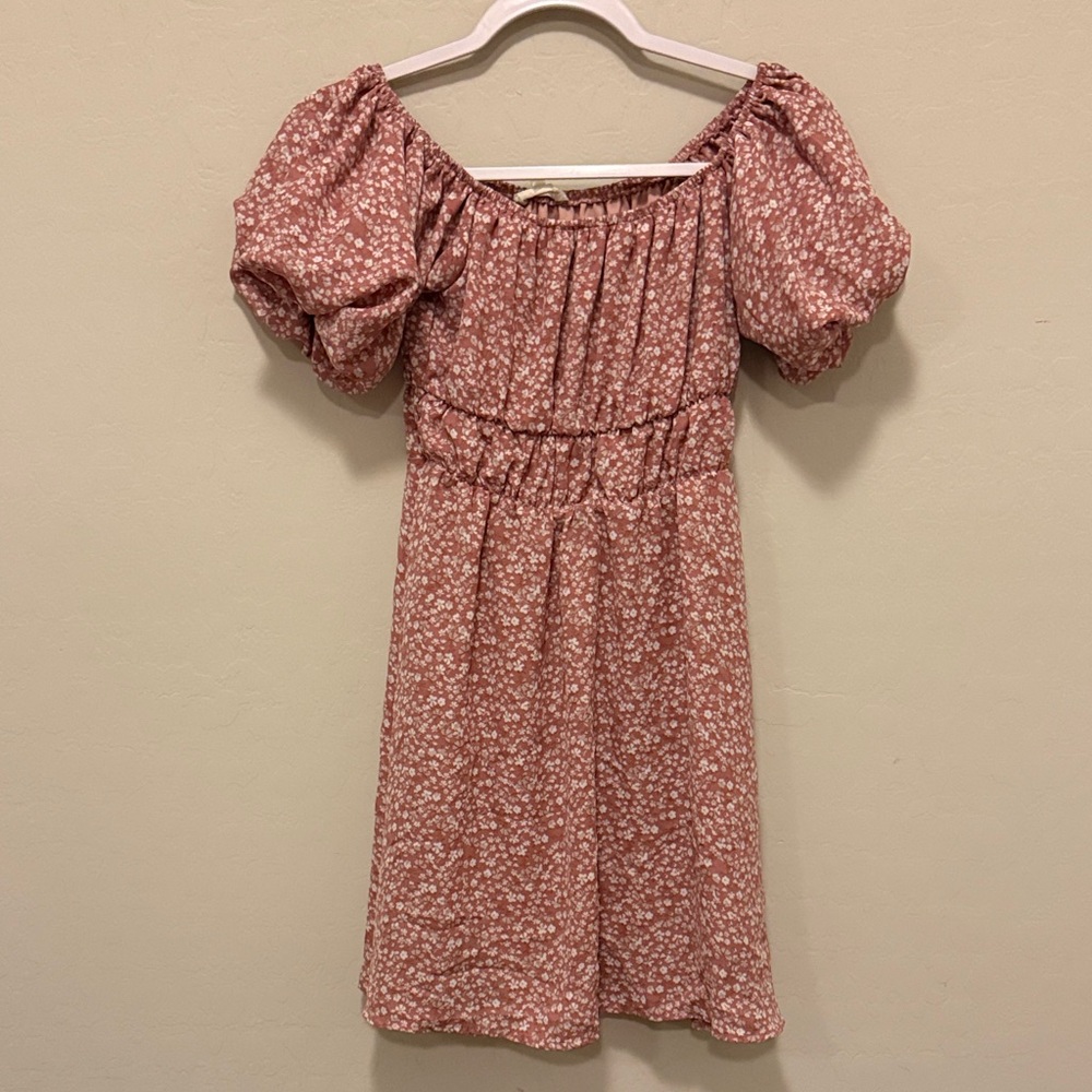 Altar States Floral Off-Shoulder Dress